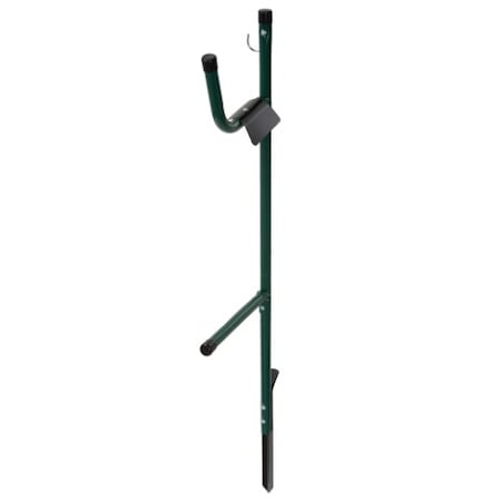 Garden Hose Holder Caddy, Easy Install Outdoor Free Standing Metal Rack For Water Hose In Yard